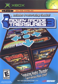 Midway Arcade Treasures 3 Xbox US box art